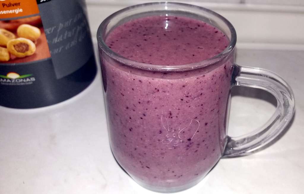 Blaubeeren Bananen Smoothie