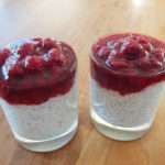 Chia Samen Himbeeren