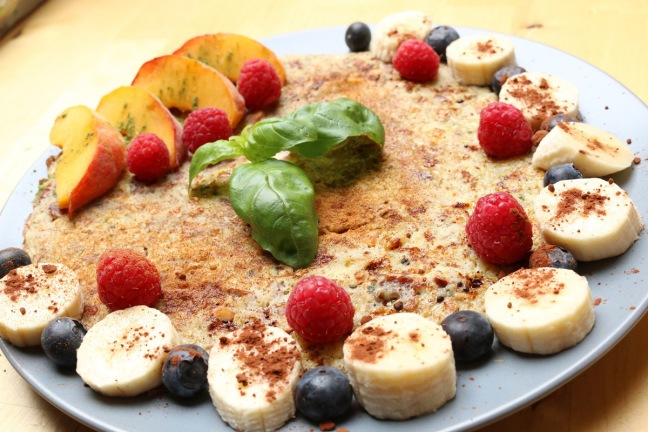 Pfannkuchen mit Proteinpulver